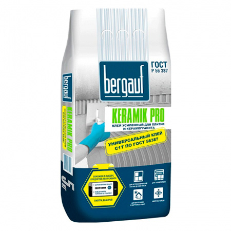 Клей плиточный Bergauf Keramik PRO