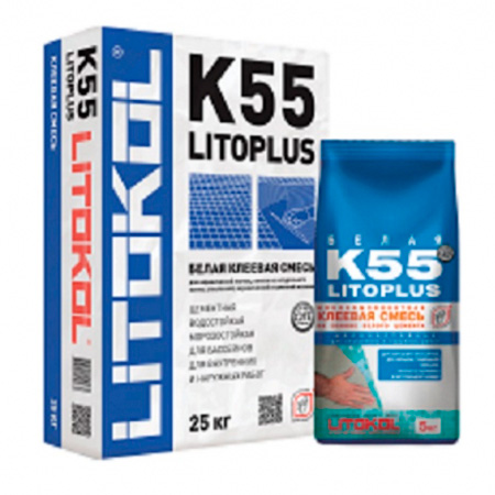 Клей для плитки Litokol K55 LITOFLEX белый 25кг